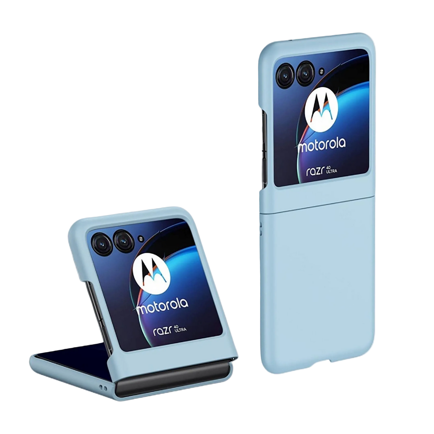 Svetlo moder zaščitni ovitek GIOPUEY za Motorola Razr 40 Ultra