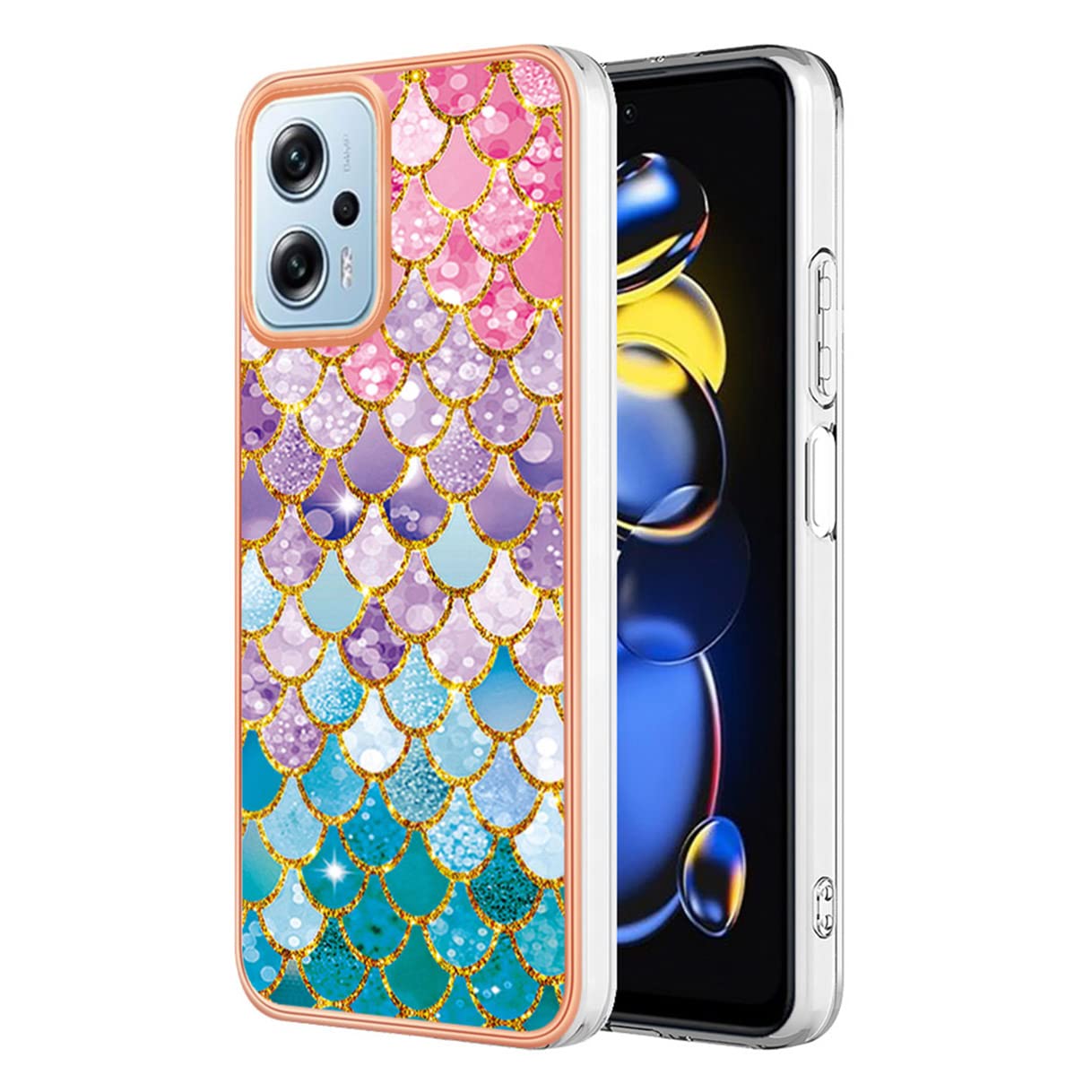 HAOYE Case for Xiaomi Poco X4 GT 5G – Glossy TPU + PC
