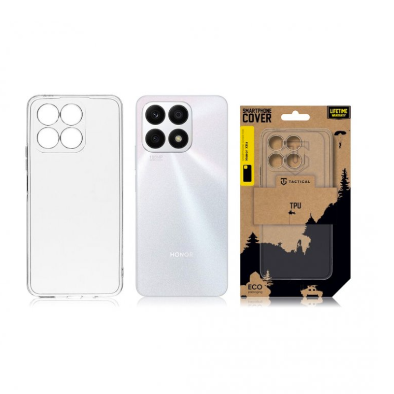 Silikonski ovitek "TPU PLYO" za Honor X8a - Prozorna – Tactical – Prozorna / TPU silikon