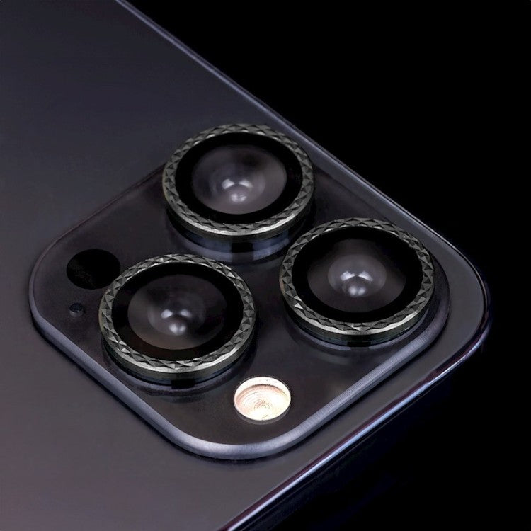 Zaščitno steklo za kamero "Black Rhombus" iPhone 11 Pro – Infostyle