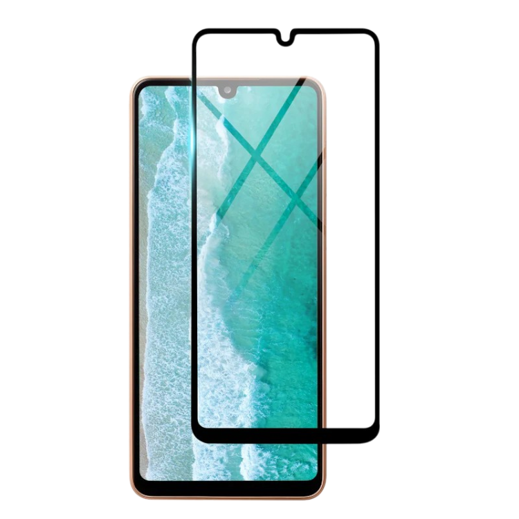 Zaščitno steklo "Classic Black Border" Samsung Galaxy A34 – Infostyle