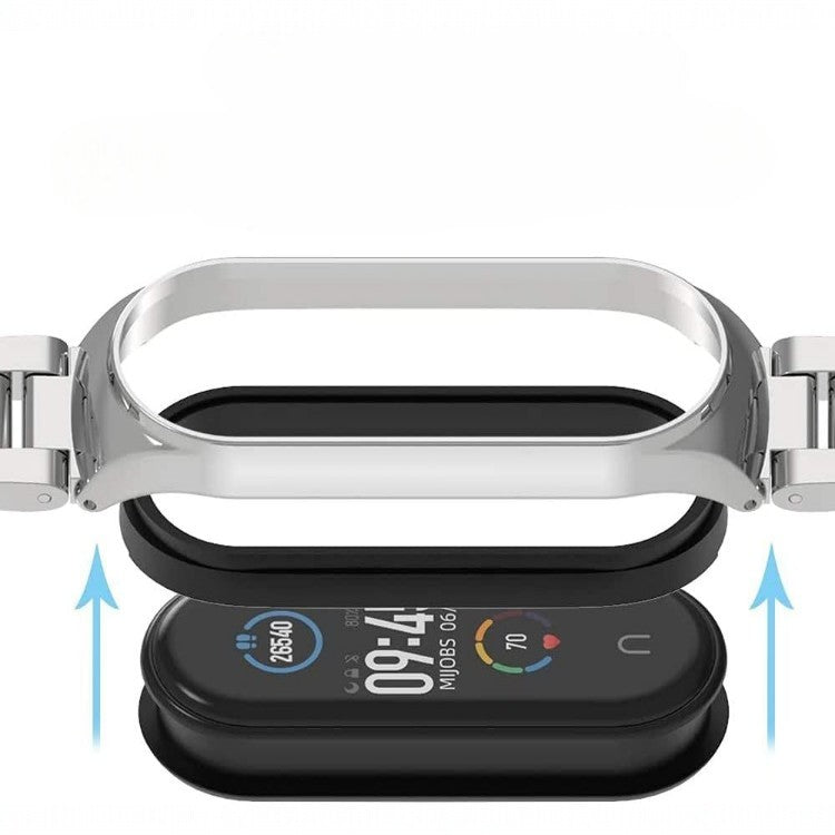 Pašček za uro z okvirjem "Metal" Xiaomi Mi Band 7 – Infostyle