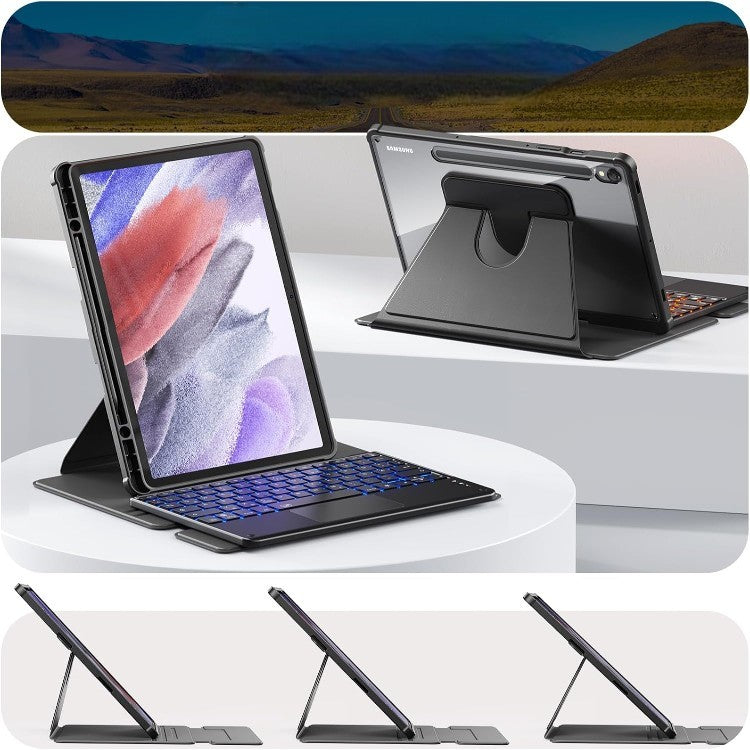 Ovitek za tablico s tipkovnico "INFILAND" Samsung Tab S9+ FE/S9+ – Infostyle