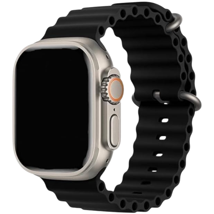 Pašček za uro "HITZEE" Apple Watch 42/44/45/49 mm – Infostyle – Črna