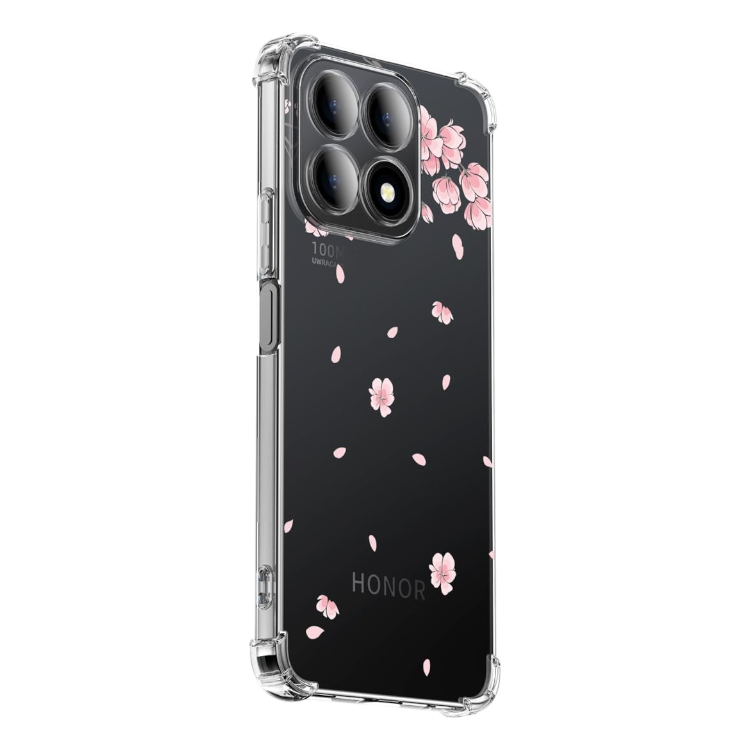 Ovitek za telefon "Falling flowers" Honor X7a – Infostyle – Prozorna