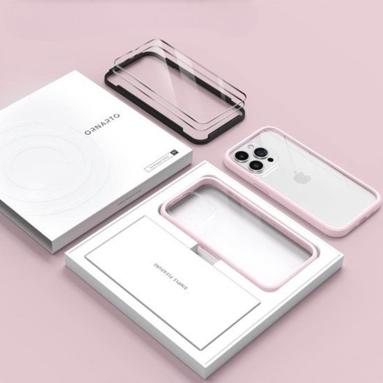 Komplet zaščitni ovitek + 2x zaščitno steklo "ORNARTO" iPhone 14 – Infostyle