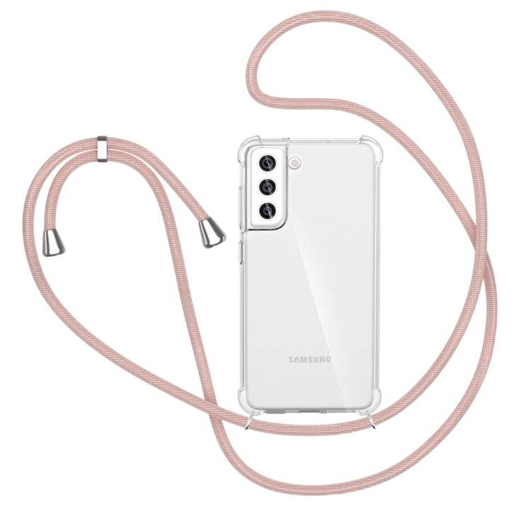 Ovitek za telefon z vrvico "Rosyhulle" Samsung Galaxy S21 5G – Infostyle – Roza