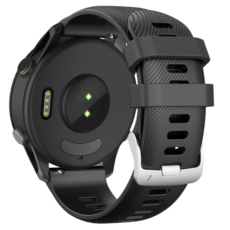 Pašček za uro "ANBEST" Garmin Vivoactive 4/Forerunner 255/265/Venu 2 – Infostyle – Črna