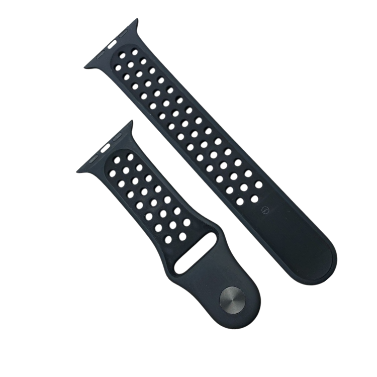 Pašček za uro "Silicone" Apple Watch 42/44/45mm – Infostyle – Črna