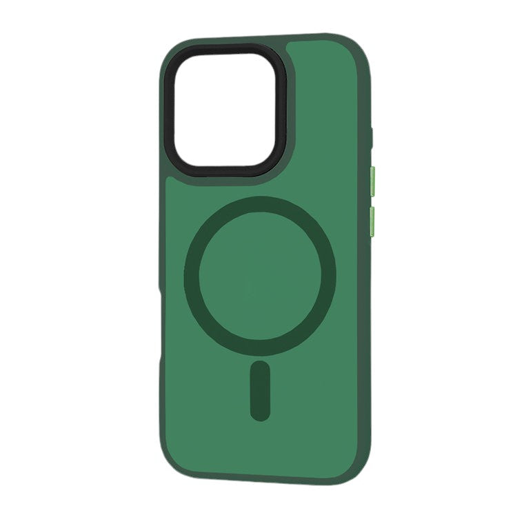 Silikonski ovitek "MagSafe Series" za iPhone 16 Pro - temno zelen – Techsuit