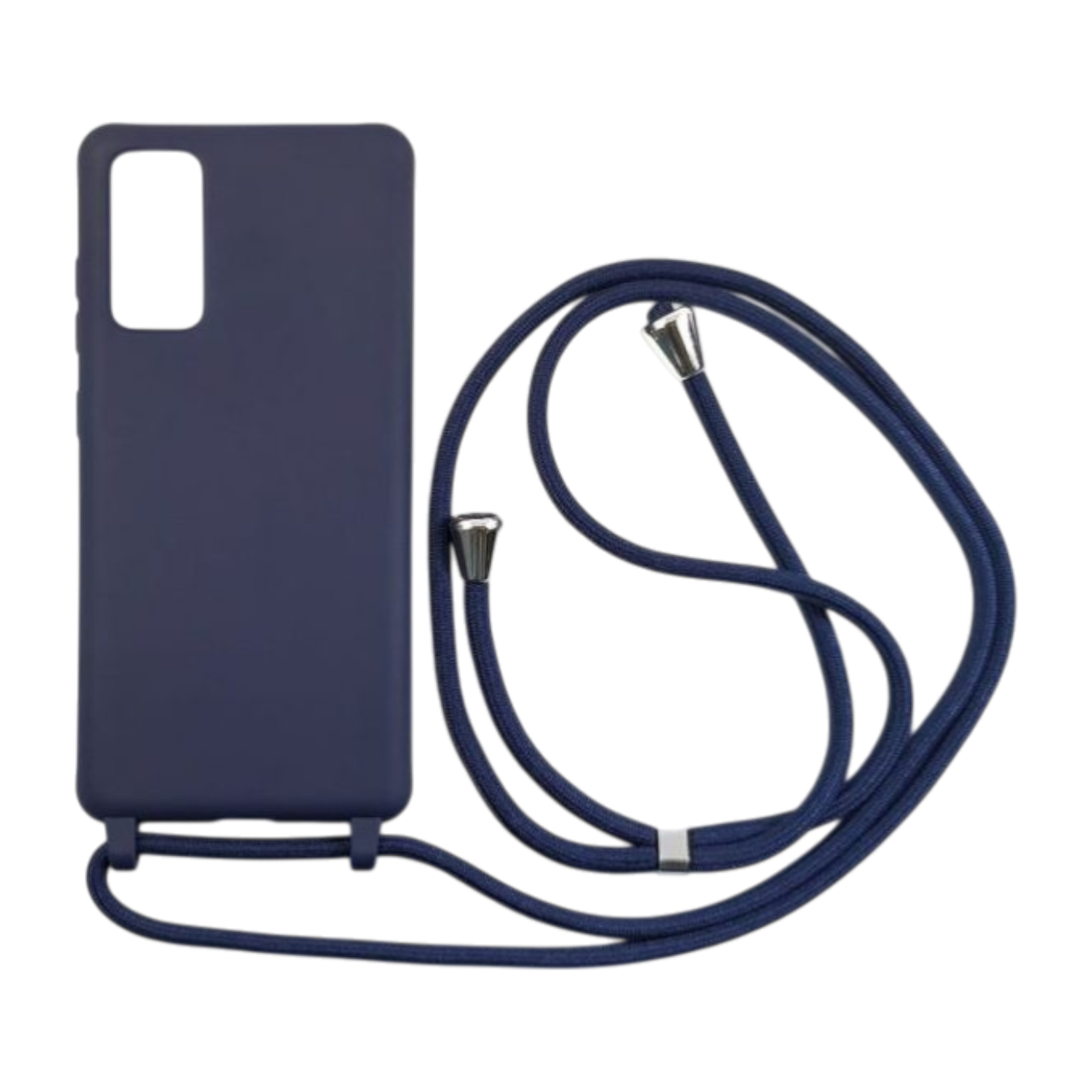 Infostyle 2ndSpring silikonski ovitek z vrvico za Samsung Galaxy A51 temno moder