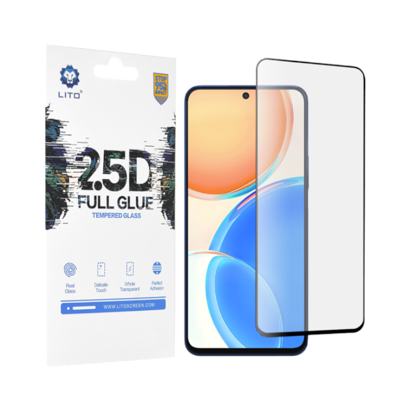Zaščitno steklo "2.5D FullGlue Glass" za Honor X8a – Lito