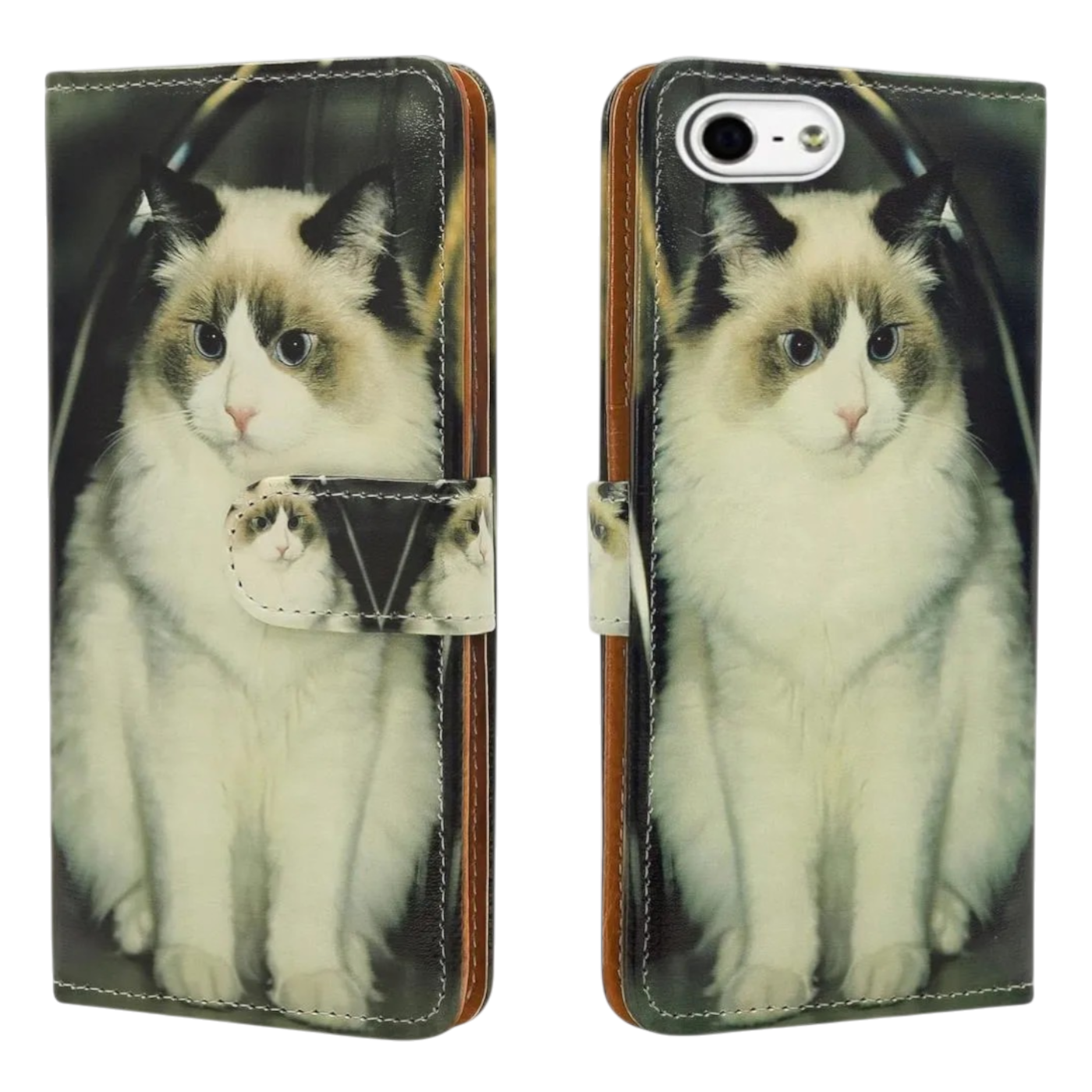 Preklopna torbica Koonero Cat za iPhone 6 6s zaščitni etui z motivom mačke