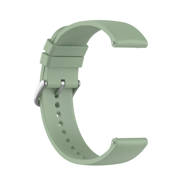 Keweni Sage Green Silicone Strap 22mm - Universal for Huawei, Amazfit, and other smartwatches