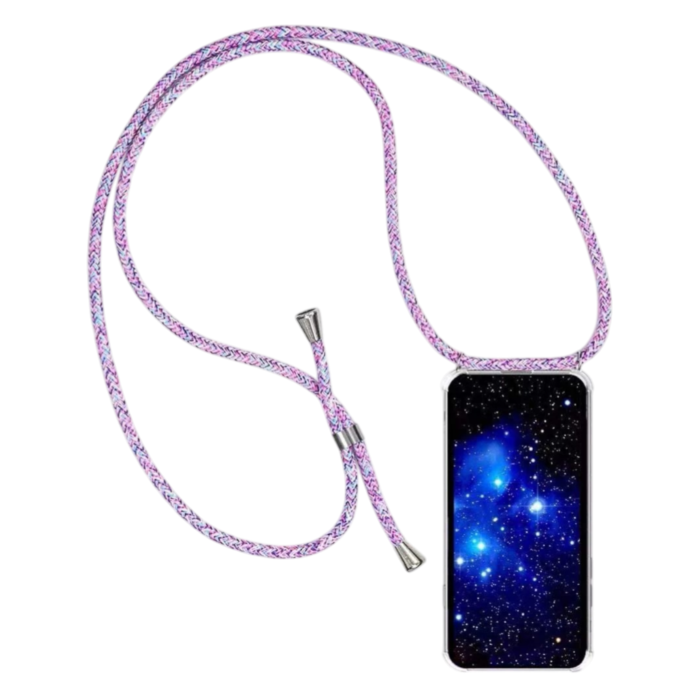 Prozoren ovitek Bigcousin z vrvico za Xiaomi Redmi Note 9S / Note 9 Pro multicolor