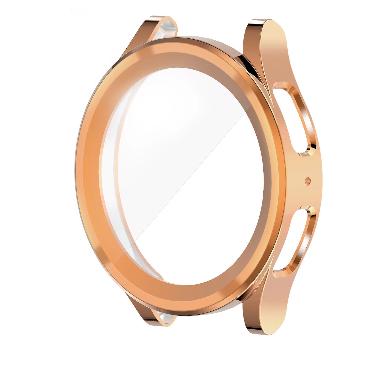 Silicone Case for Samsung Galaxy Watch 4 40mm – Screen Protector (rose gold)
