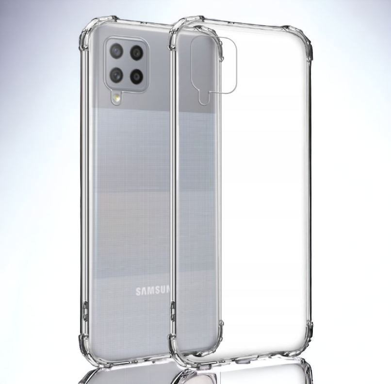 Silikonski ovitek "Antishock" za Samsung Galaxy A42 (0.5 mm) - Transparent – Infostyle – Prozorna / TPU silikon
