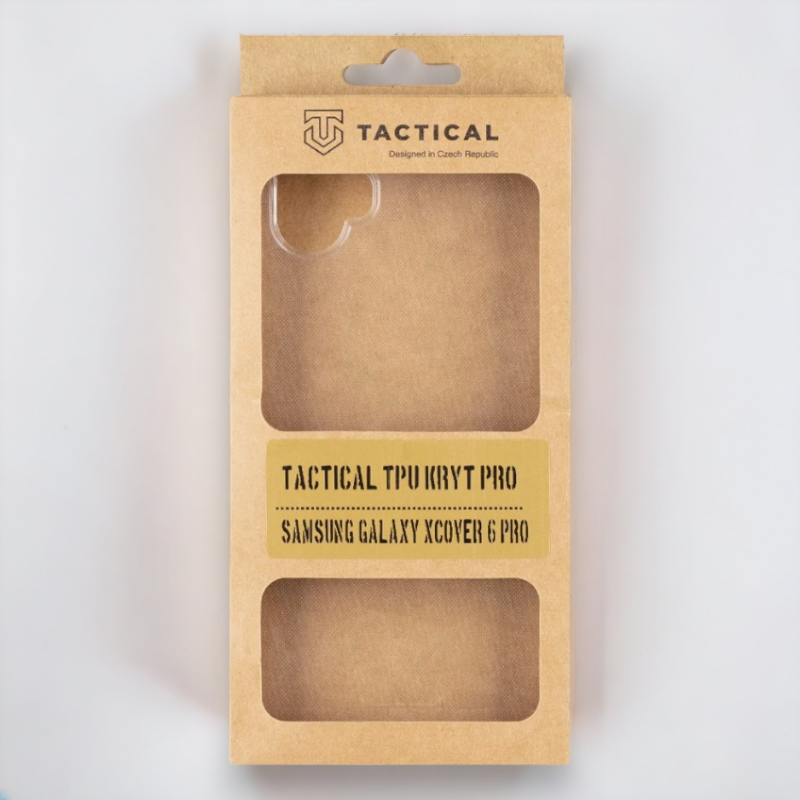 Silikonski ovitek "TPU KRYT PRO" za Samsung Galaxy XCover 6 Pro - Prozorna – Tactical