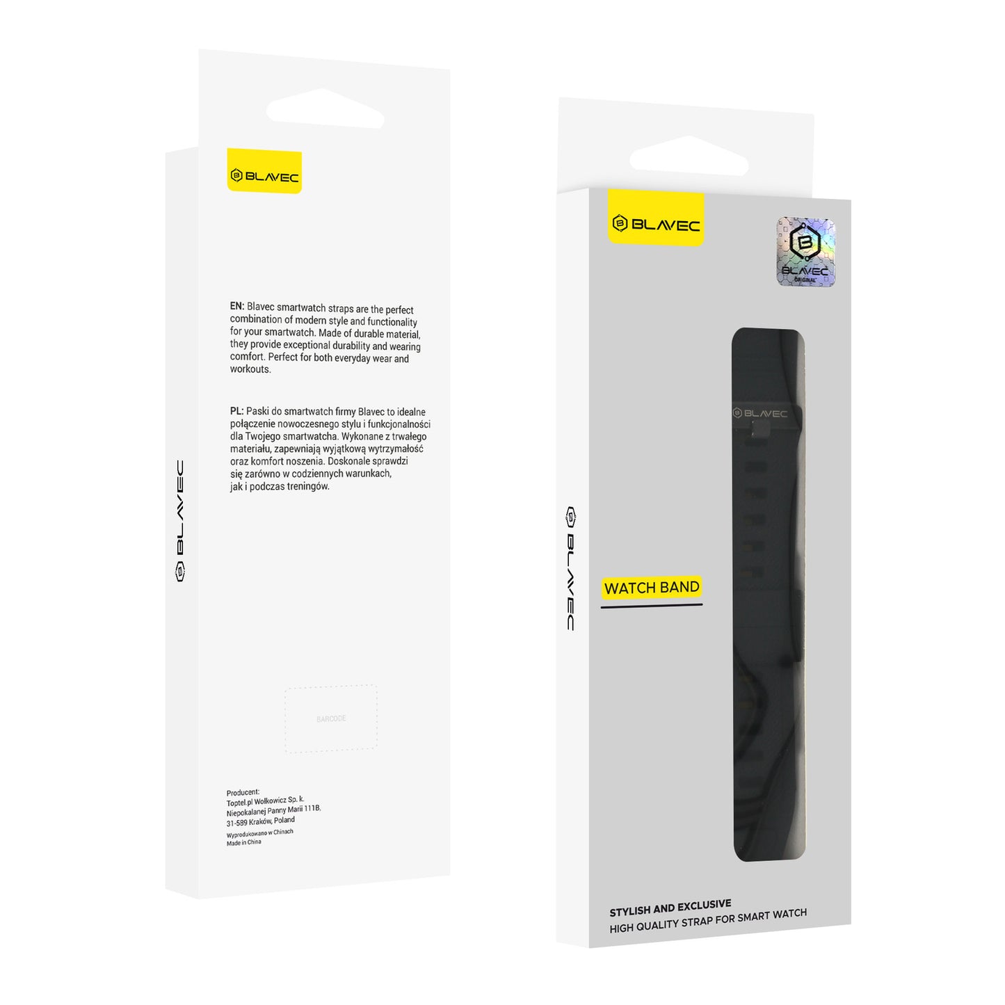 Univerzalni pas za uro M07 Raptor 22mm – Blavec