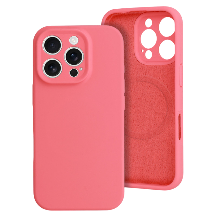Ovitek za telefon "MagColor Pure" iPhone 16 Pro – Infostyle – Rdeča