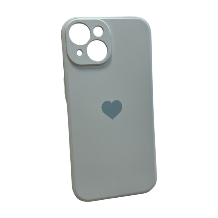 Ovitek za telefon "Silicone Heart" iPhone 15 – Infostyle – mint