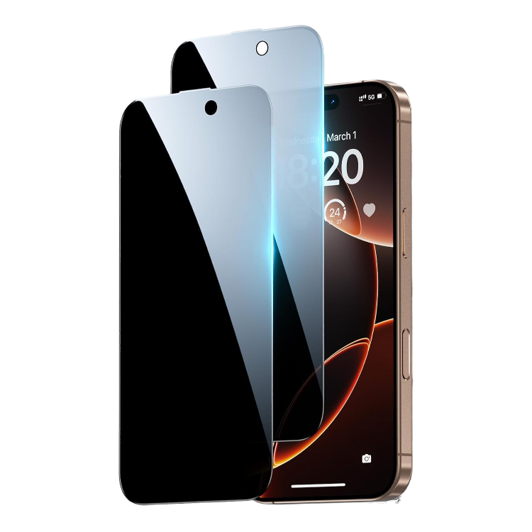 Zaščitno steklo za telefon "Benks Privacy" iPhone 16 Plus/15 Plus/14 Pro Max (2 kosa) – Infostyle