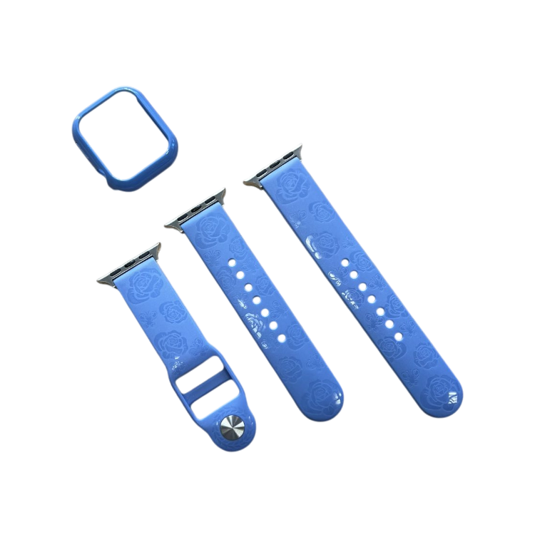 Pašček za uro z ohišjem "HALLEAST" Apple Watch 38mm 40mm 41mm – modra