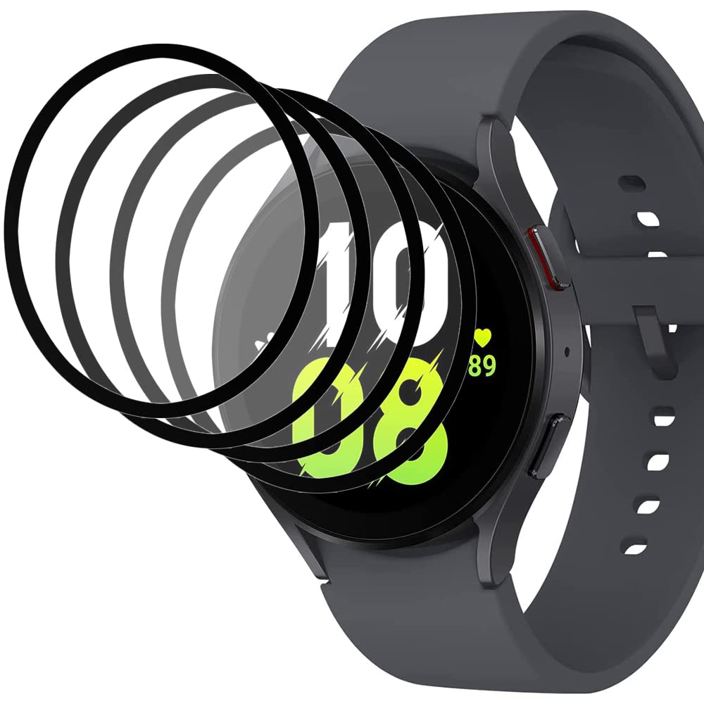 4 kosi zaščitne folije za Samsung Galaxy Watch 5 44mm - 3D Popolna Pokritost, HD Prozorna Zaščita Zaslona