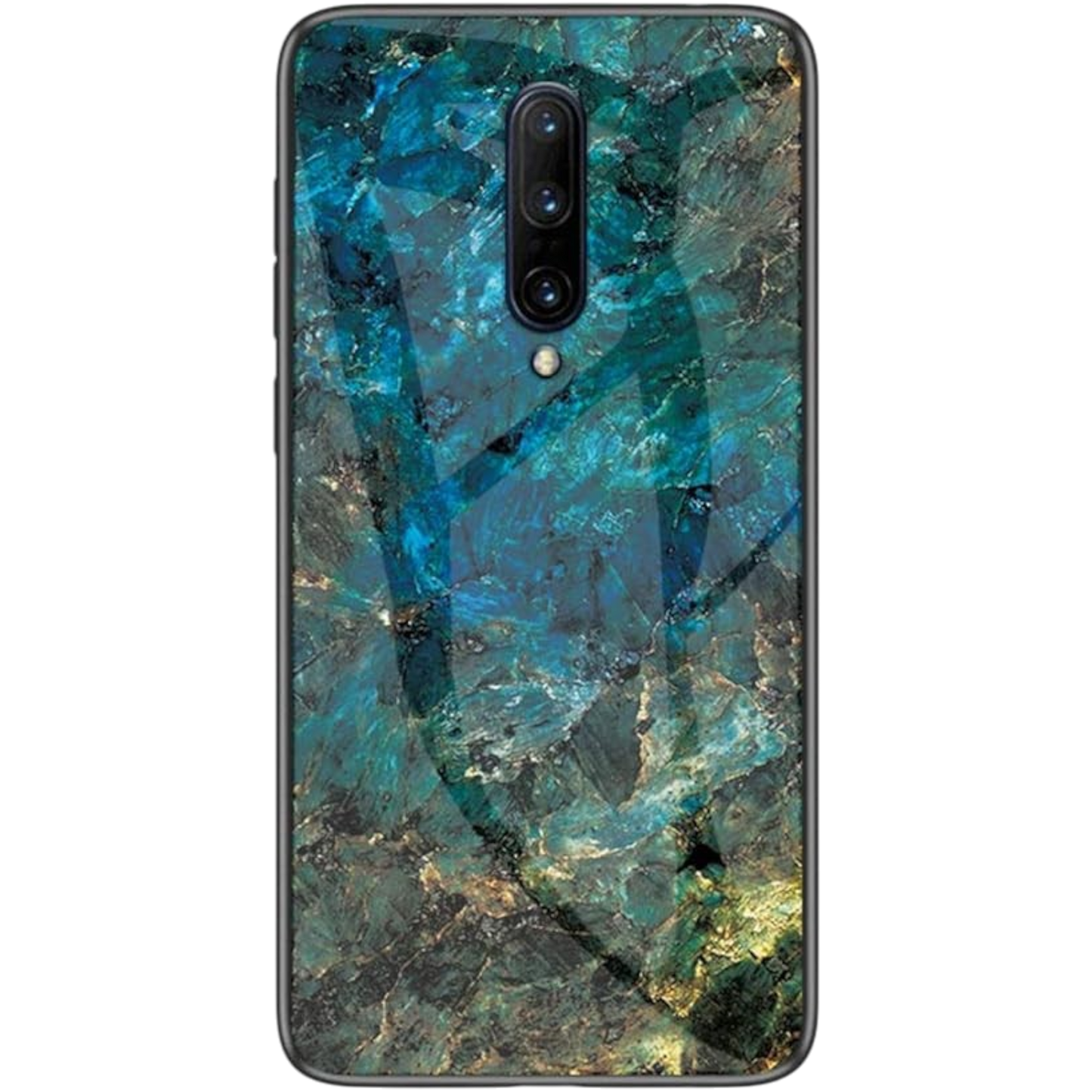 Marble ovitek "shieid" za Oneplus 7 Pro – Modra