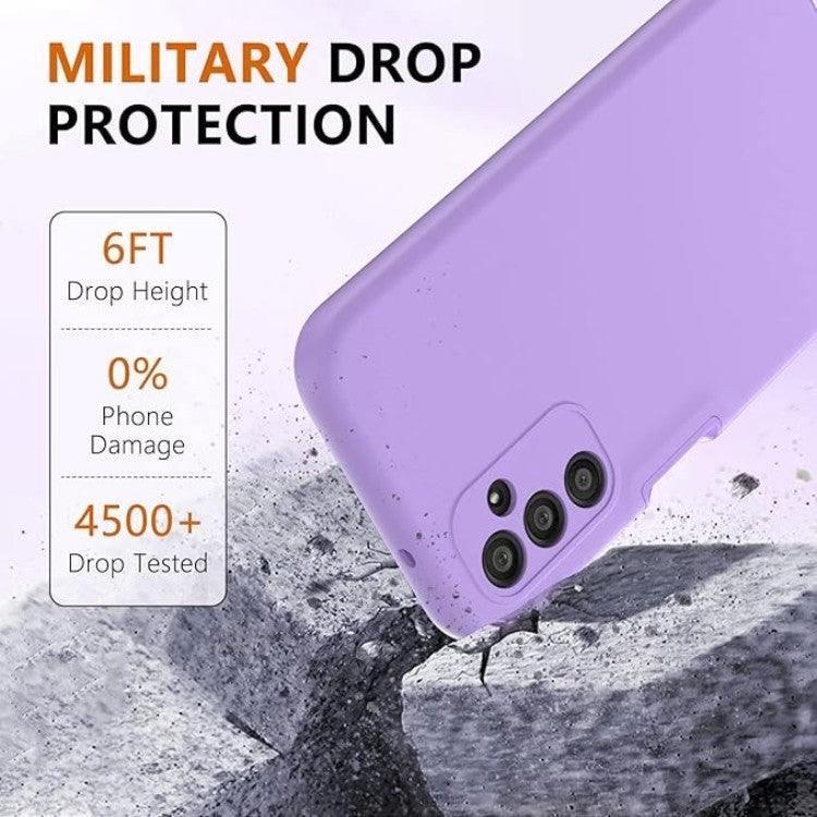 Ovitek "360 Tawarror" za Samsung Galaxy A14 5G/4G, svetlo vijolična – Techsuit