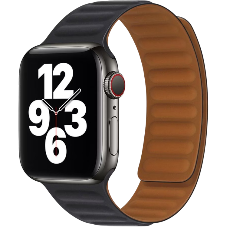 Pašček "W035" za uro Apple Watch 38/40/41mm, črna – Techsuit – Črna