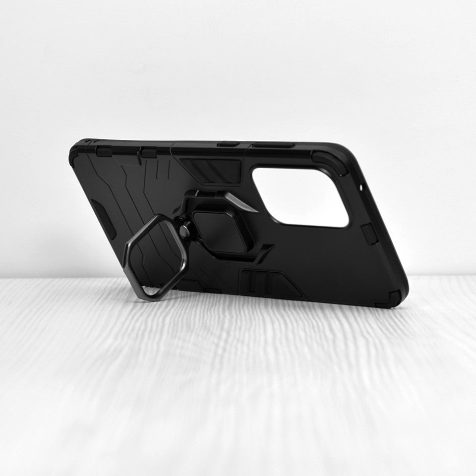 Silikonski ovitek "ring" za Samsung Galaxy A53 5G - Črna – Infostyle