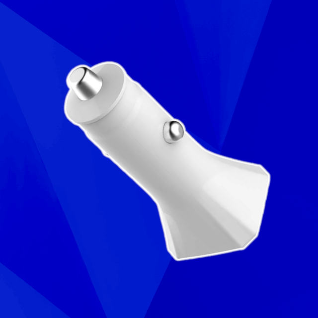 Avto polnilni adapter za hitro polnjenje 3.0 USB - Bela – Somostel – Bela