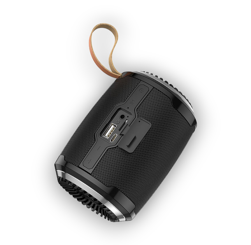 Bluetooth zvočnik Hoco "Cool Freedom" s tehnologijo IPX5 - Črna