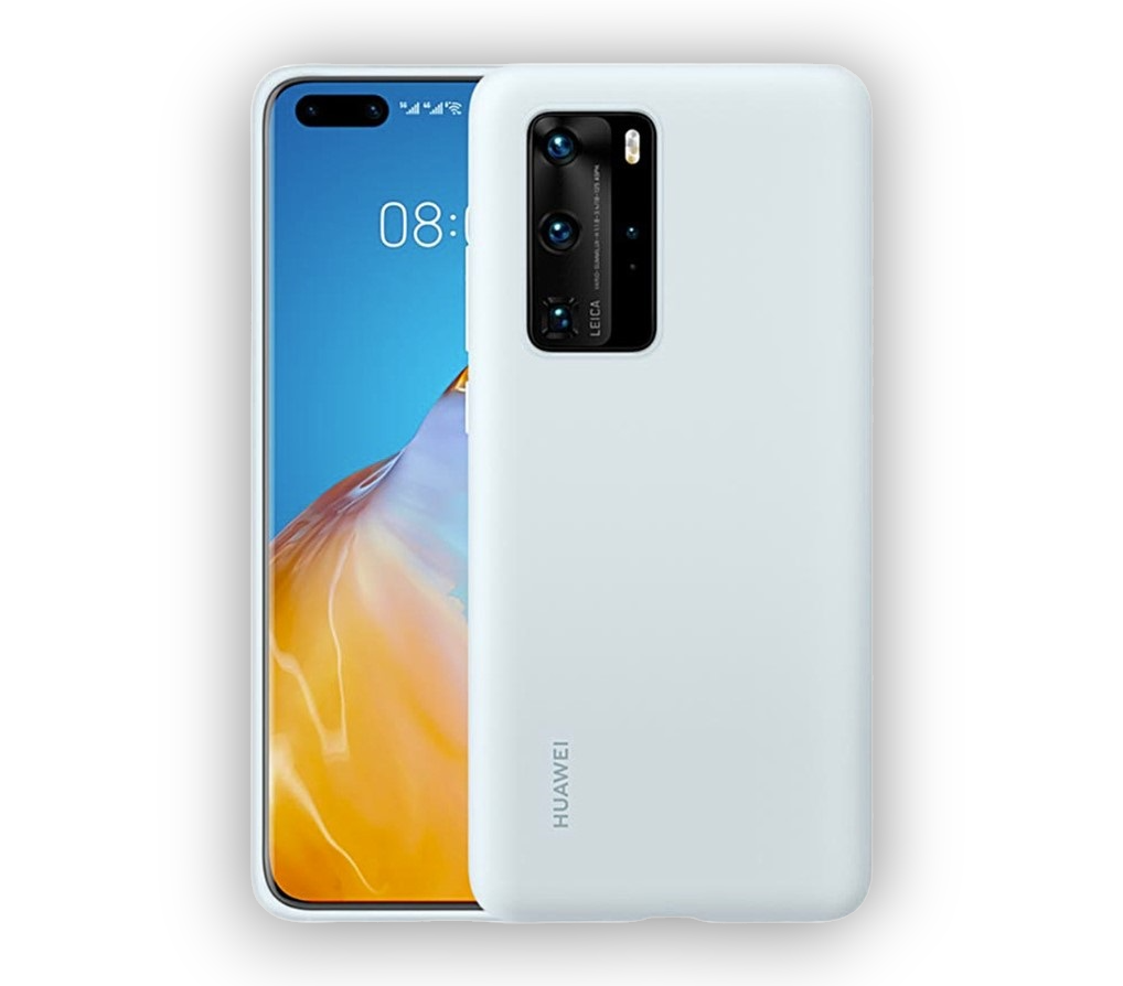 Original ovitek za Huawei P40 Pro - Svetlo modra – Modra / TPU silikon