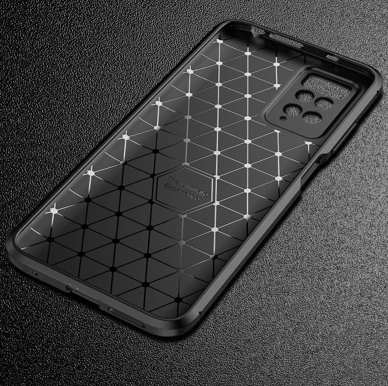 Ovitek "Vennus Carbon Elite" za Xiaomi Redmi Note 11S - črna