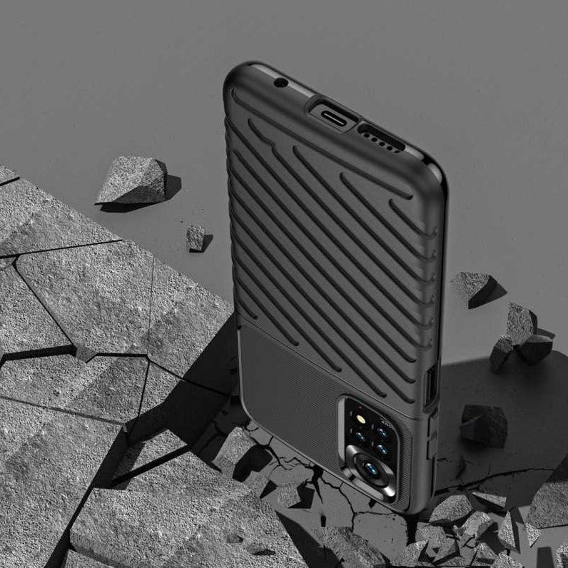 Ovitek "Thunder" za Xiaomi Redmi Note 11 - Črna – Infostyle