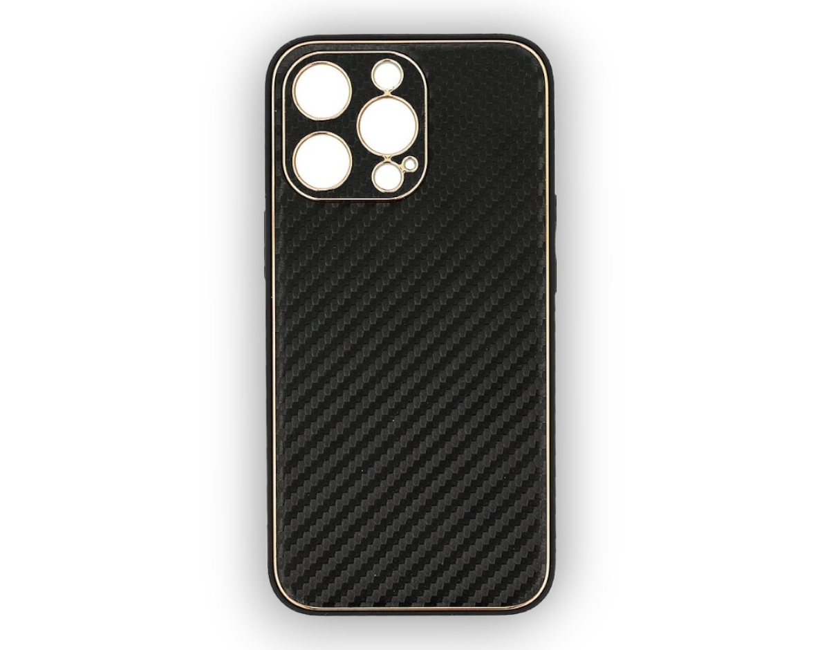 Ovitek "Leather Carbon" za Xiaomi Redmi 10 Pro Max - Črna – Tel Protect