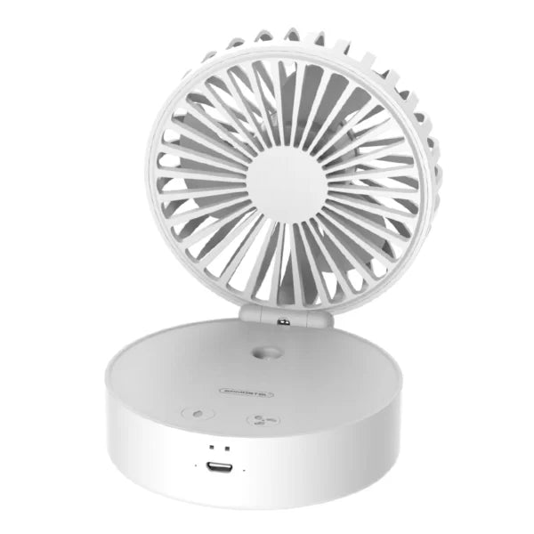 Prenosni ventilator z meglico in ambientno svetilko