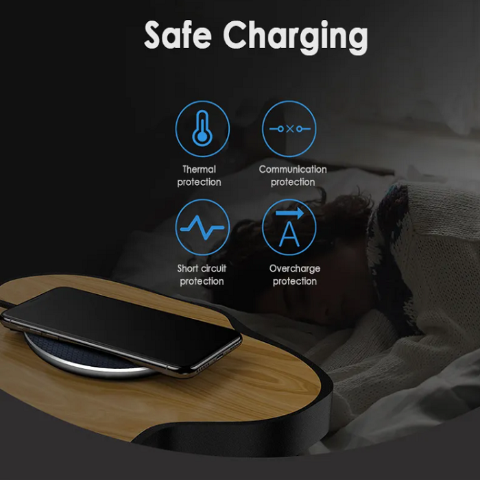 Brezžični polnilec Fast Charger - Črna