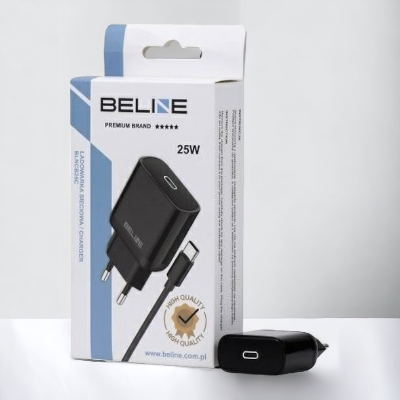 Komplet polnilec + kabel za hitro polnjenje USB C - 25W – Beline