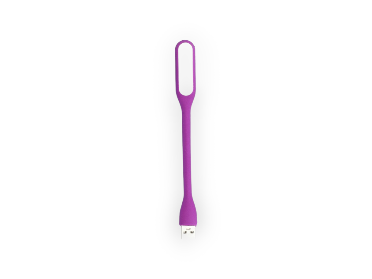 Mini silikonska LED USB lučka v 9 barvah