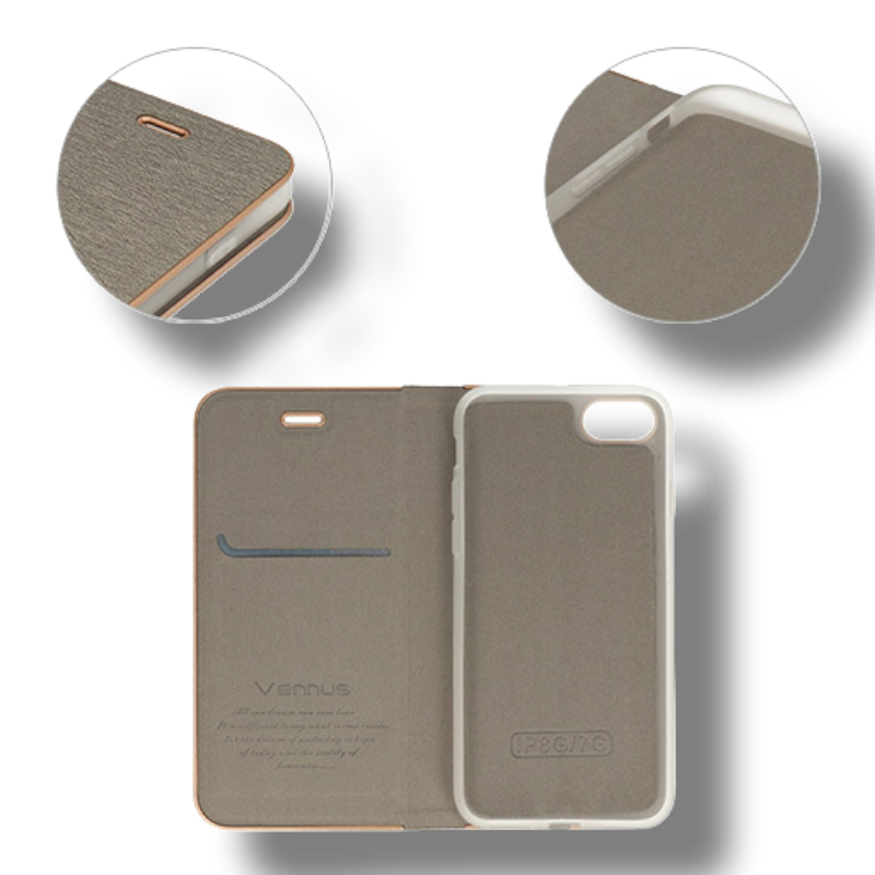 Preklopna torbica "Vennus - chic" za Samsung Galaxy A04S - Siva