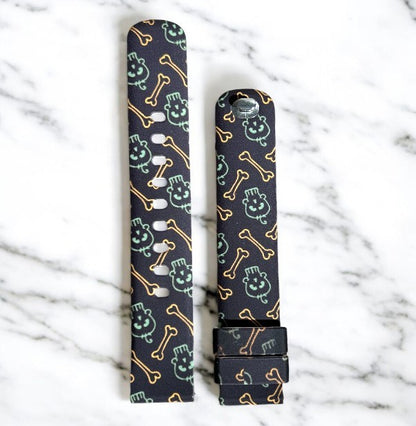 Silikonski pašček "Halloween" za Samsung Galaxy Watch 5/4 (40 / 44 mm)/ 3 (41mm)/Active 2 (40/44mm) – Infostyle