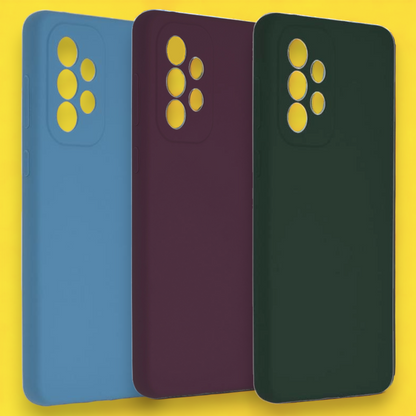 Silikonski ovitek "Soft Edge" za Samsung Galaxy A73 – Techsuit – Svetlo modra / TPU silikon