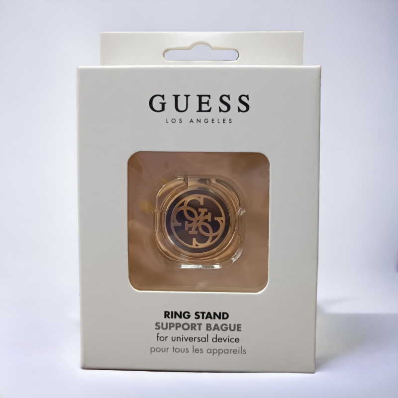 Držalo za telefon znamke Guess "Gold & black 4G" (GURSEQGBK)
