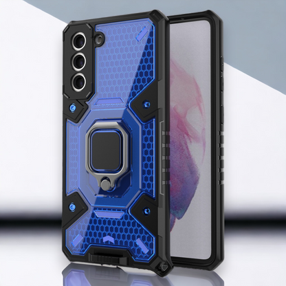 Silikonski ovitek "Honeycomb armor ring" za Samsung Galaxy S21 Plus – Infostyle