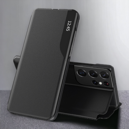 Pametna preklopna torbica za Samsung Galaxy S21 Ultra - Črna – Infostyle