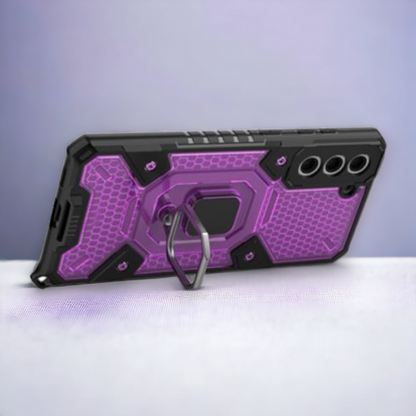 Silikonski ovitek "Honeycomb armor ring" za Samsung Galaxy S21 Plus – Infostyle