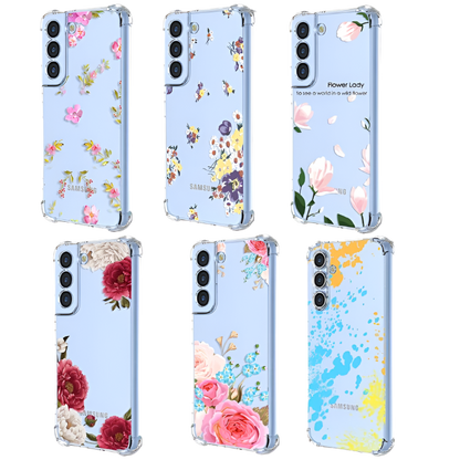 Ovitek za telefon Samsung Galaxy S22, različni motivi – Infostyle – Modro-rumena / PC + TPU silikon